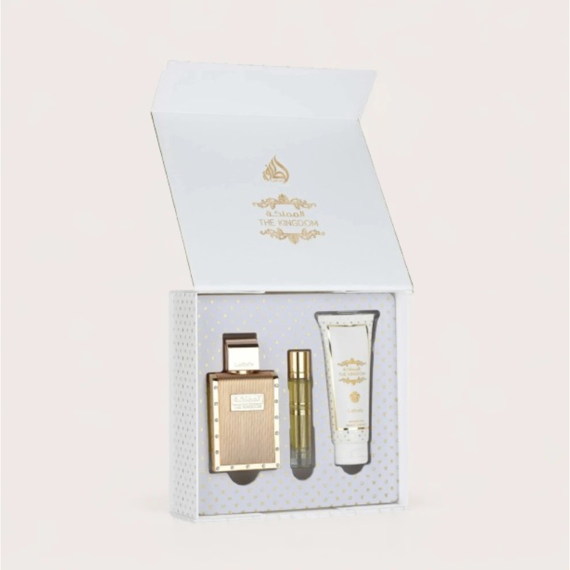 Lattafa 3P Giftset The Kingdom for Men