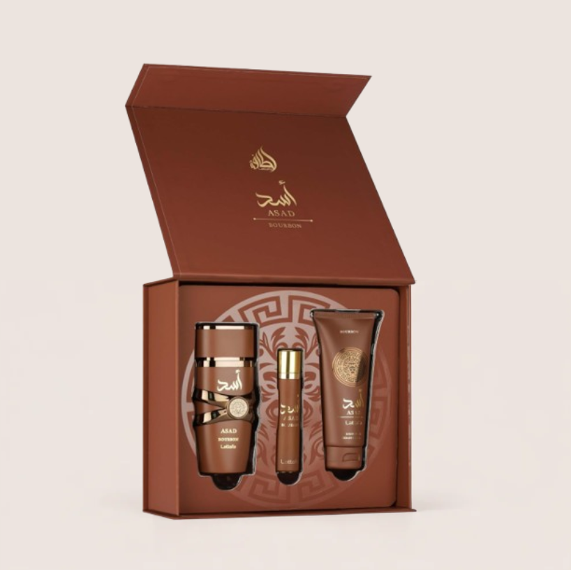 Lattafa 3P Giftset Asad Bourbon