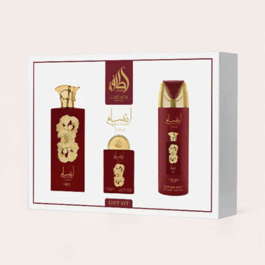 Lattafa Pride 3P Giftset Ansaam Gold